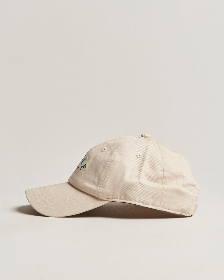 Uomini | Drôle de Monsieur Fleur Baseball Cap Beige | Drôle de Monsieur | Fleur Baseball Cap Beige