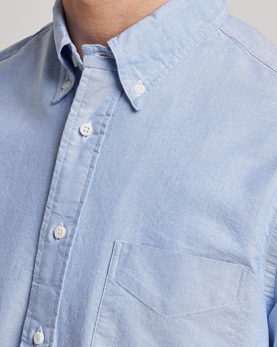 Uomini | Camicie | Gitman Vintage | Button Down Oxford Shirt Light Blue