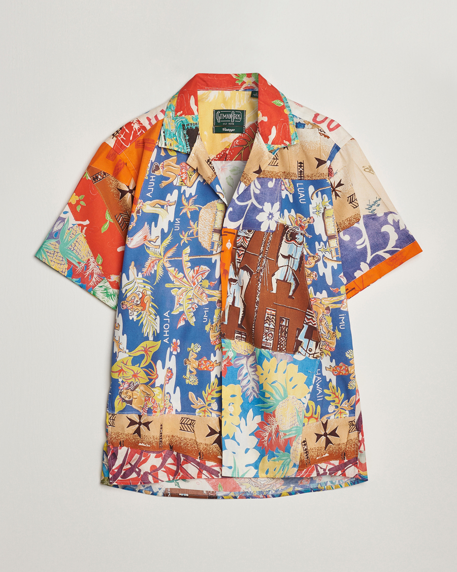Uomini | Camicie | Gitman Vintage | Aloha Quilt Camp Shirt Multicolor