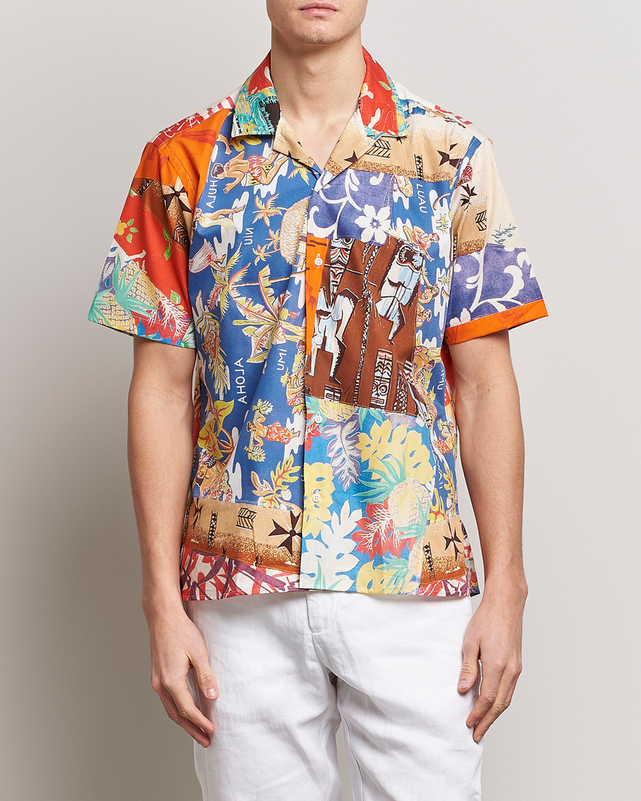 Uomini | Camicie | Gitman Vintage | Aloha Quilt Camp Shirt Multicolor