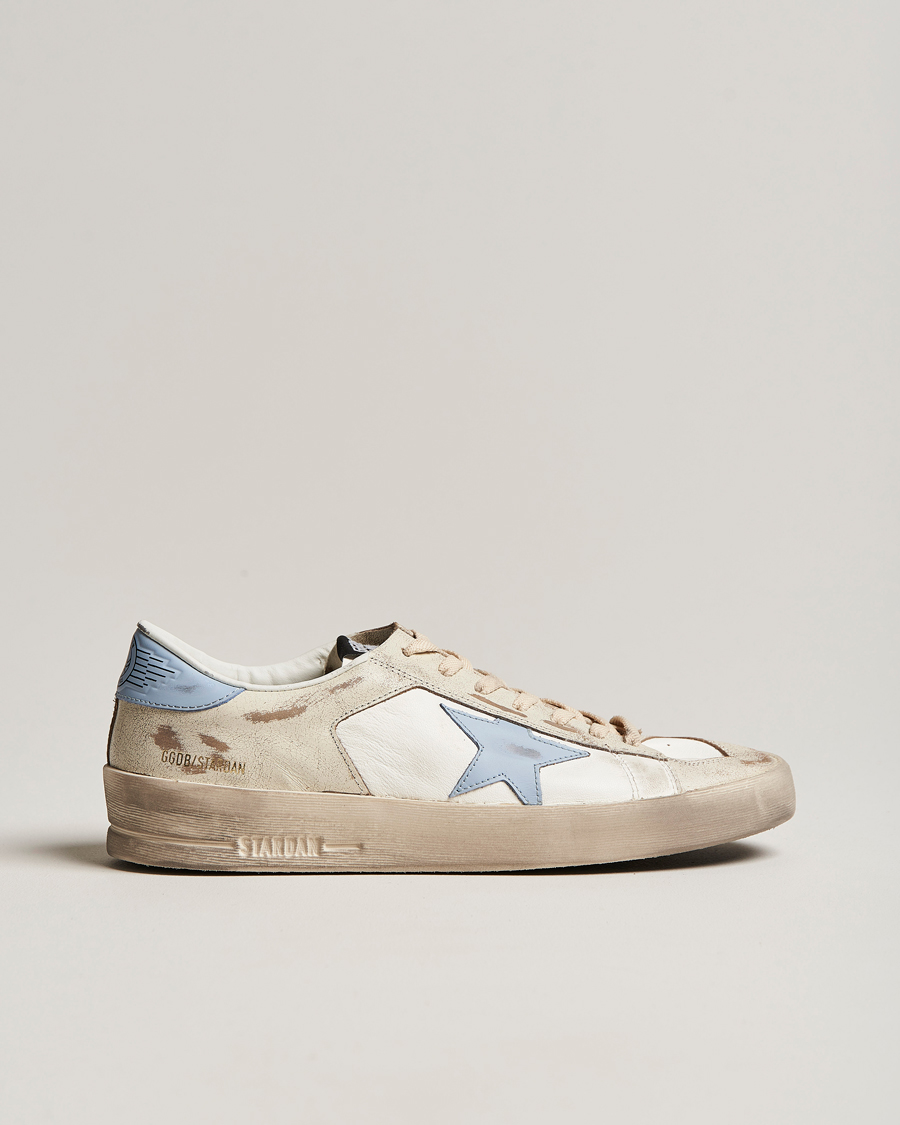 Uomini | Golden Goose Deluxe Brand Star Dan Sneakers White/Blue | Golden Goose | Deluxe Brand Star Dan Sneakers White/Blue