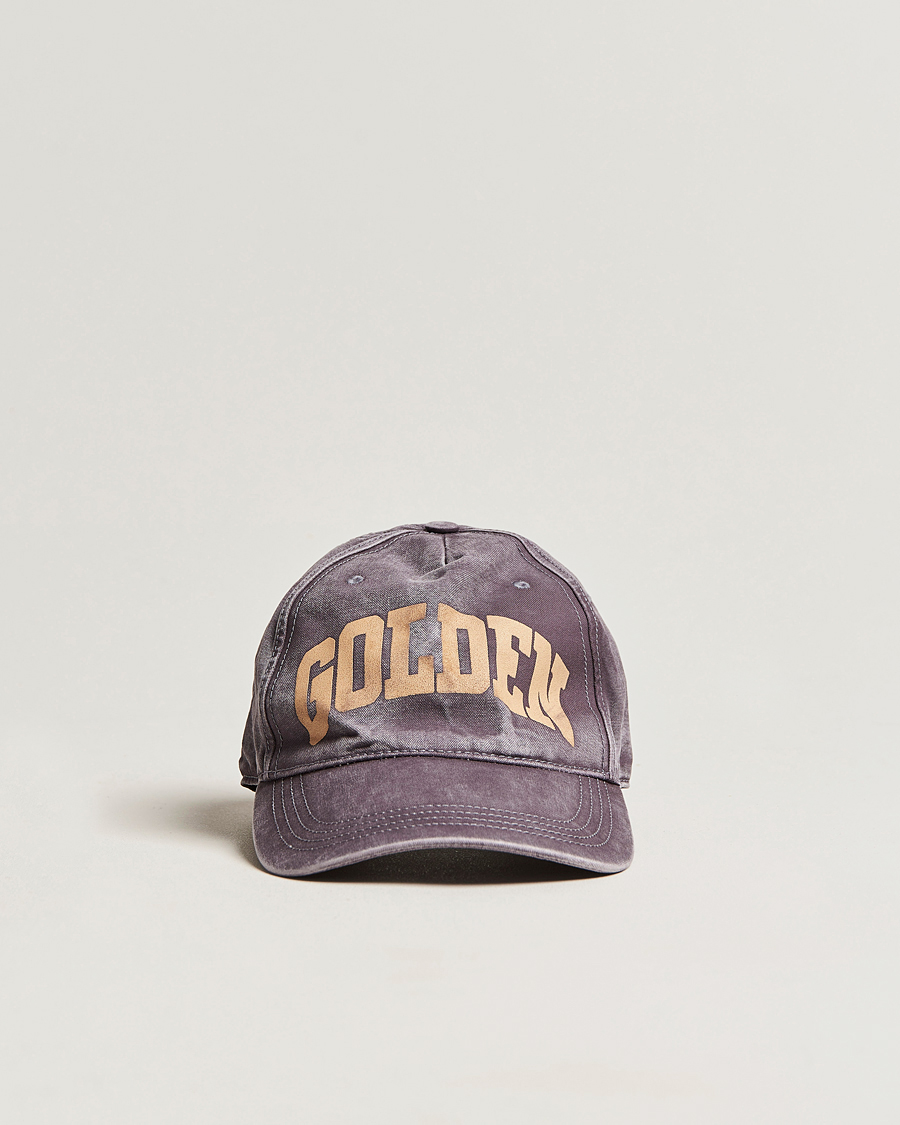 Uomini | Golden Goose Deluxe Brand Distressed Cotton Baseball Cap Marzipan | Golden Goose | Deluxe Brand Distressed Cotton Baseball Cap Marzipan