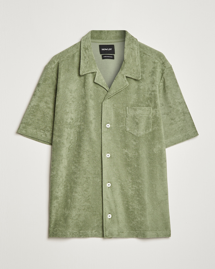 Uomini | Camicie | Howlin' | Short Sleeve Terry Shirt Agave