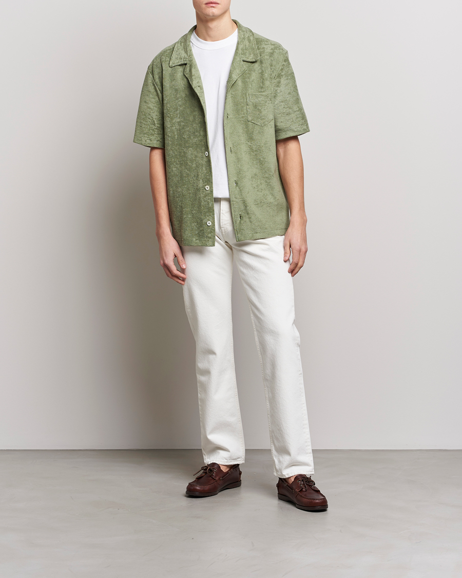 Uomini | Camicie | Howlin' | Short Sleeve Terry Shirt Agave