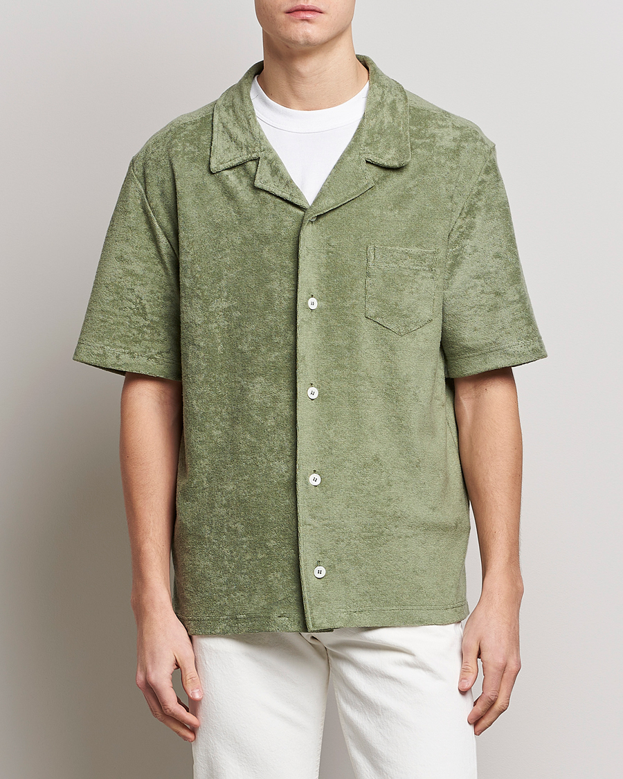 Uomini | Camicie | Howlin' | Short Sleeve Terry Shirt Agave