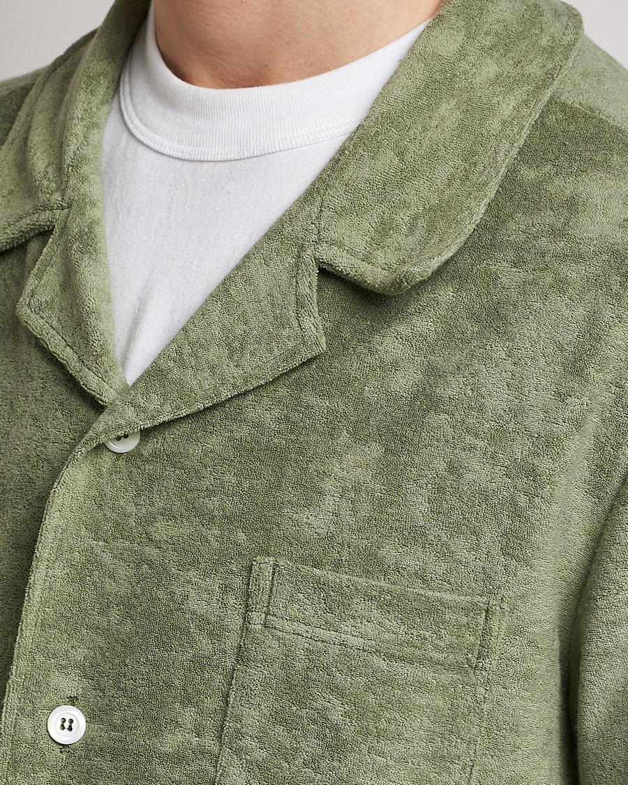 Uomini | Camicie | Howlin' | Short Sleeve Terry Shirt Agave