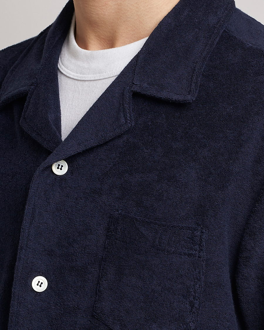 Uomini | Camicie | Howlin' | Short Sleeve Terry Shirt Navy