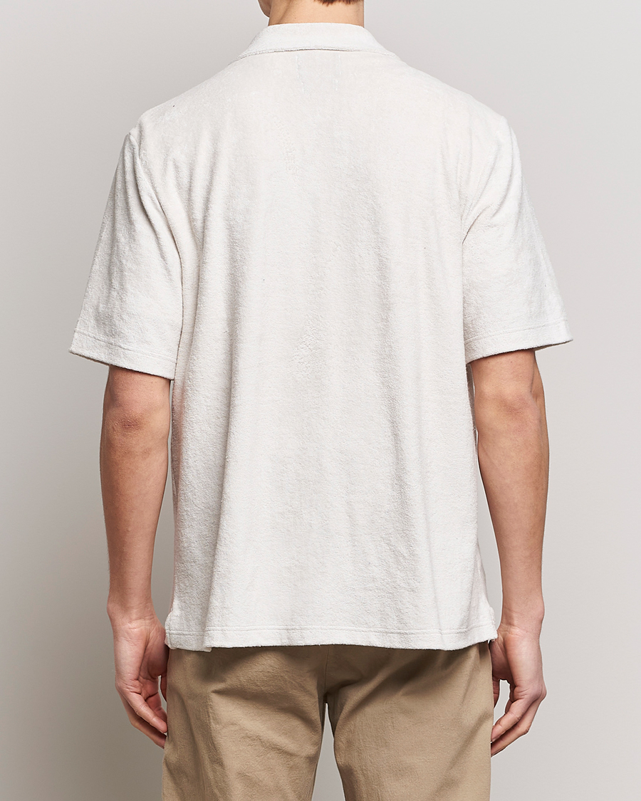 Uomini | Camicie | Howlin' | Short Sleeve Terry Shirt White Sand