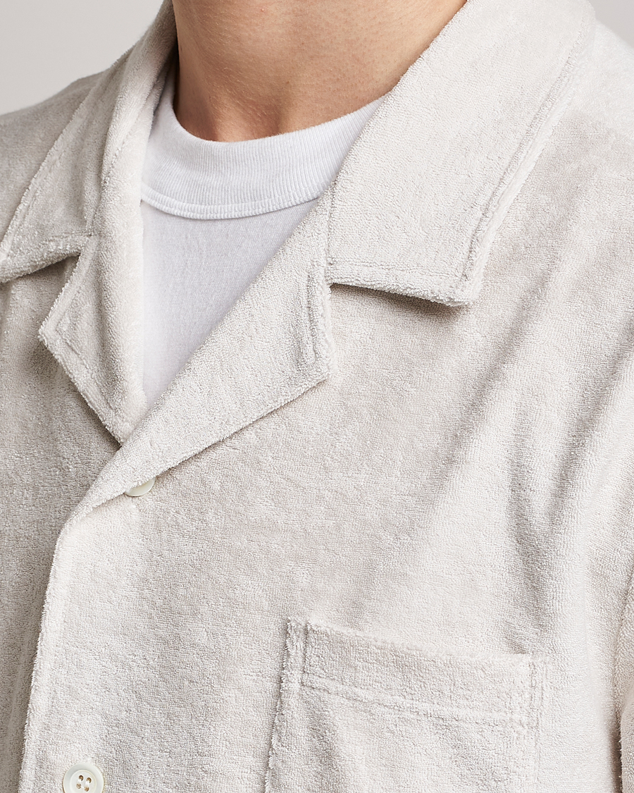 Uomini | Camicie | Howlin' | Short Sleeve Terry Shirt White Sand