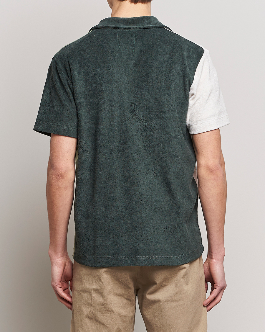 Uomini | Camicie | Howlin' | Short Sleeve Color Block Terry Shirt Agave