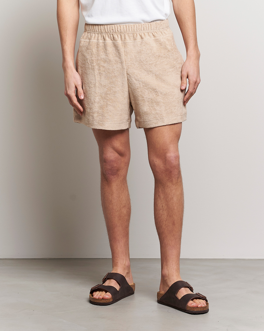 Uomini | Pantaloncini | Howlin' | Cotton Blend Terry Shorts Cashew
