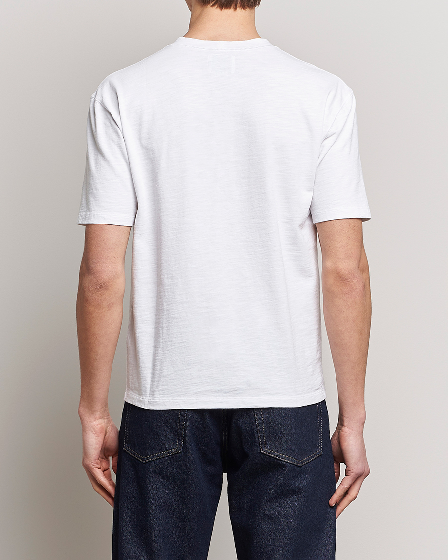 Uomini | T-shirt | Drake's | Cotton Pocket T-Shirt White