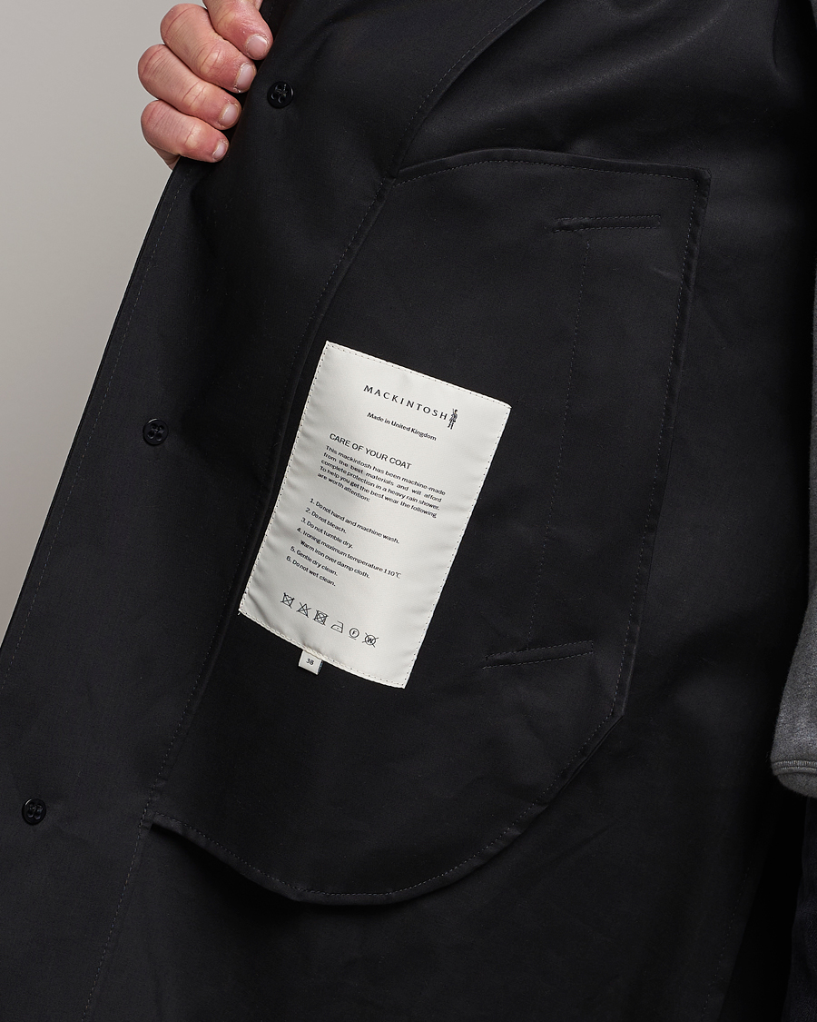 Uomini | Giacche | Mackintosh | Wolfson Rain Coat Black
