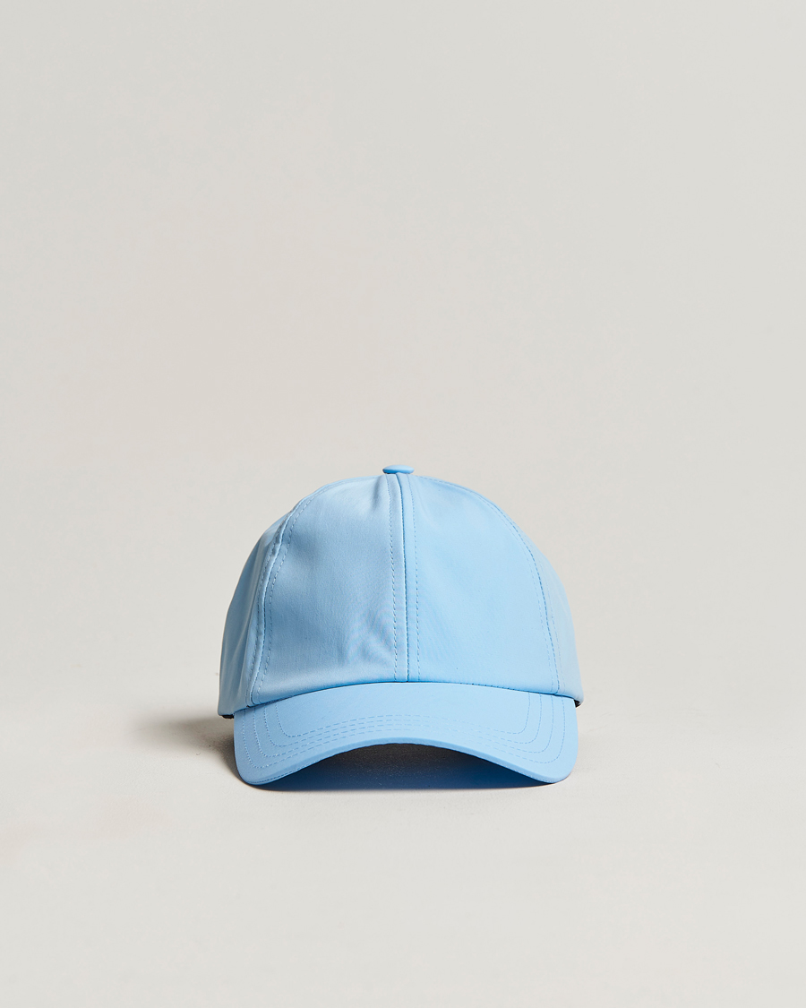 Uomini | Mackintosh Tipping Baseball Cap Sky Blue | Mackintosh | Tipping Baseball Cap Sky Blue