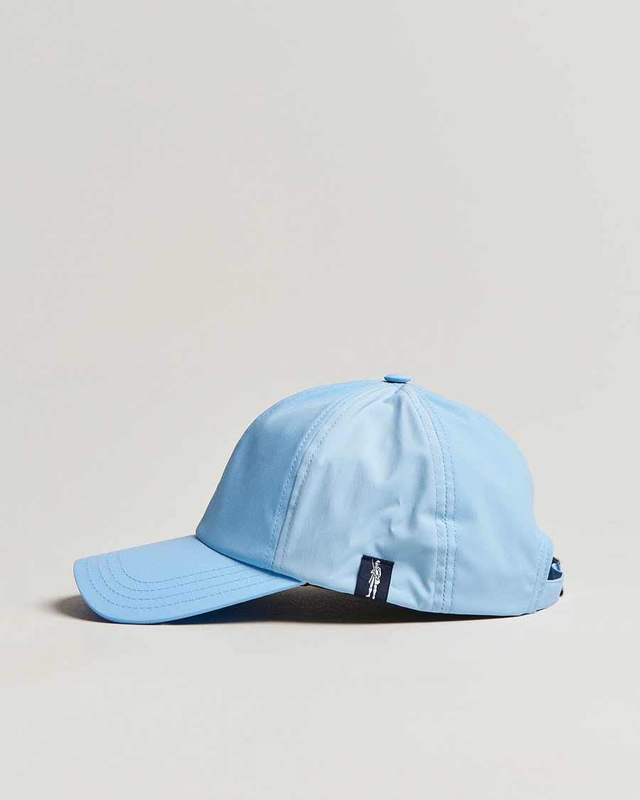 Uomini | Mackintosh Tipping Baseball Cap Sky Blue | Mackintosh | Tipping Baseball Cap Sky Blue