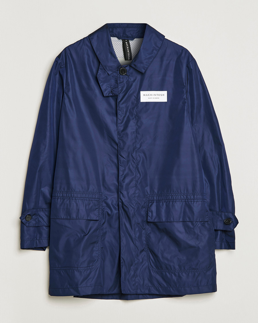 Uomini | Giacche | Mackintosh | Rain Shine Torrential A Line Coat Navy