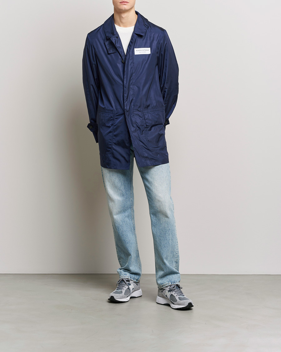 Uomini | Giacche | Mackintosh | Rain Shine Torrential A Line Coat Navy