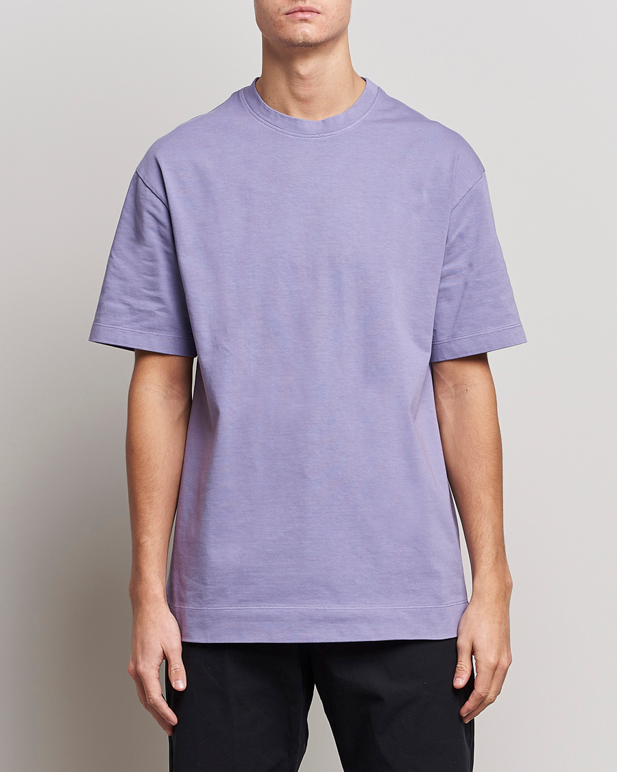 Uomini | T-shirt | Massimo Alba | Nevis Short Sleeve T-Shirt Iris