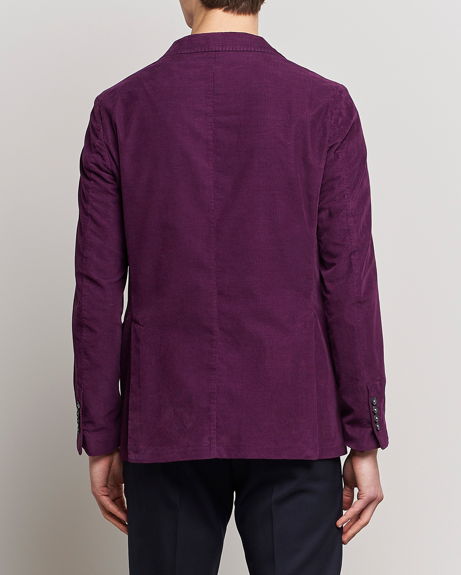 Uomini | Blazers | Massimo Alba | Baby Corduroy Blazer Plum