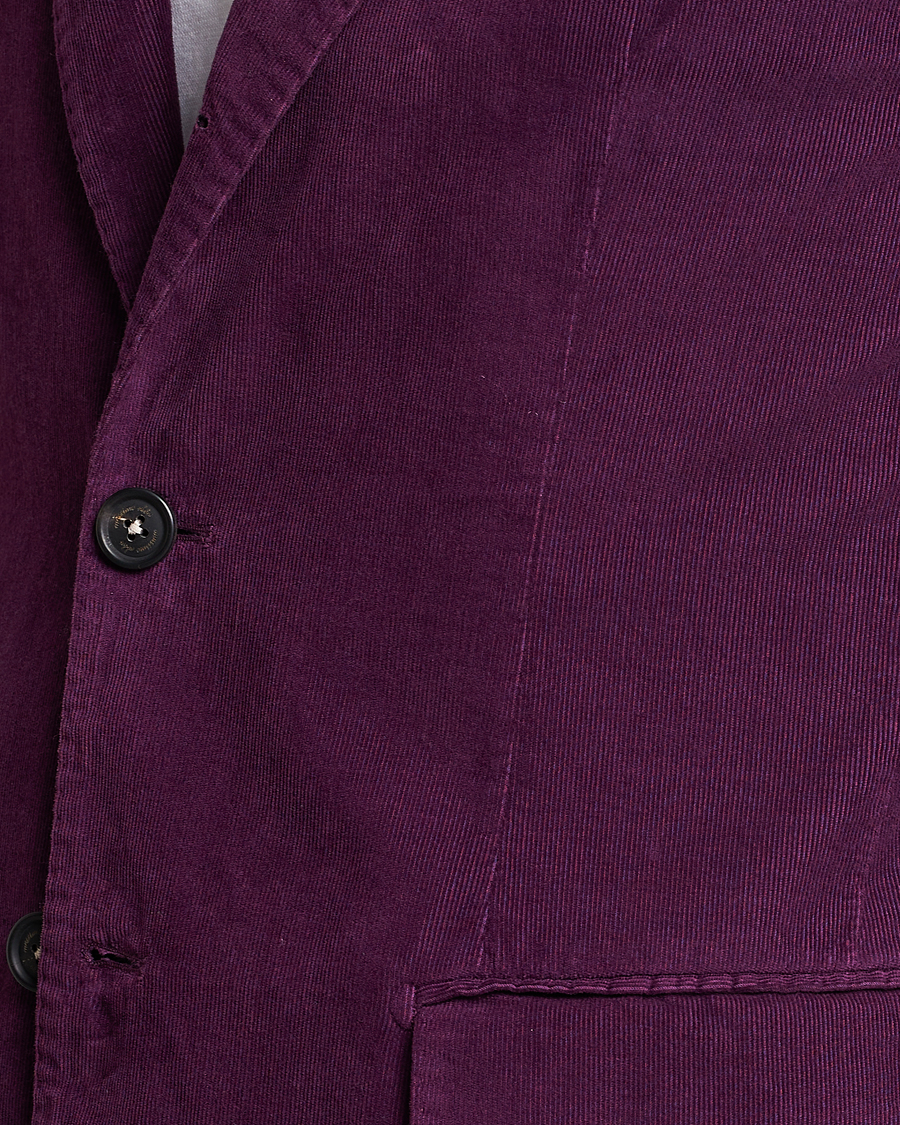 Uomini | Blazers | Massimo Alba | Baby Corduroy Blazer Plum