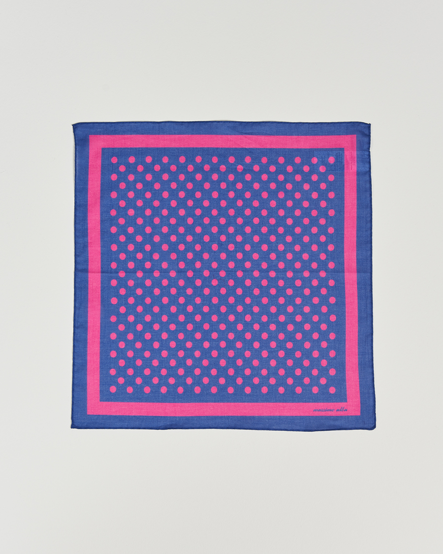 Uomini | Massimo Alba Cotton Voile Bandana Blue Massaua | Massimo Alba | Cotton Voile Bandana Blue Massaua