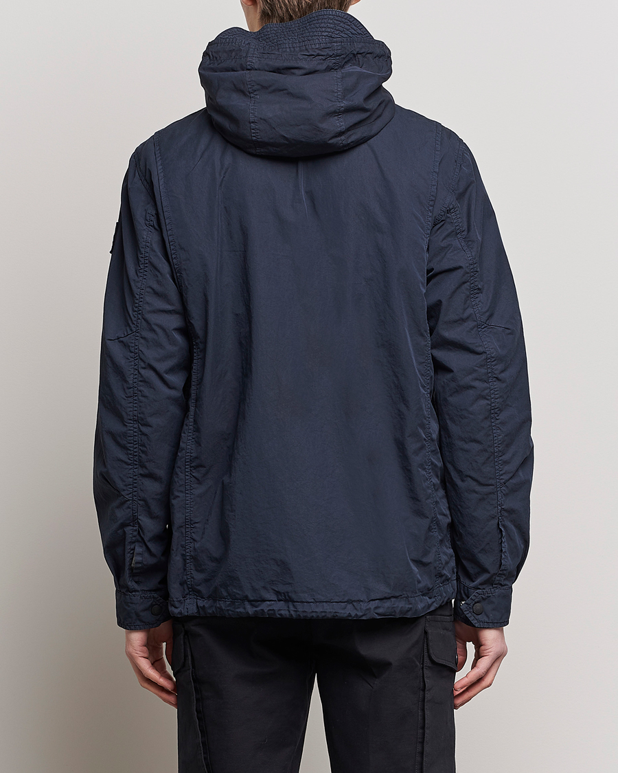 Uomini | Giacche | Belstaff | Deploy Cotton/Nylon Field Jacket Dark Ink/Black