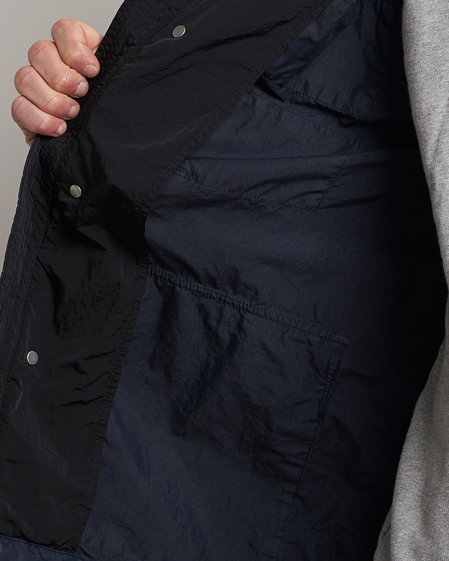 Uomini | Giacche | Belstaff | Deploy Cotton/Nylon Field Jacket Dark Ink/Black