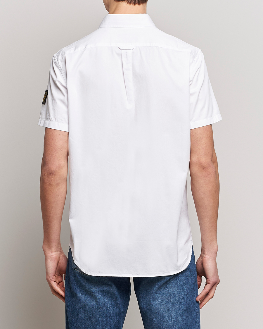 Uomini | Camicie | Belstaff | Short Sleeve Pitch Shirt White