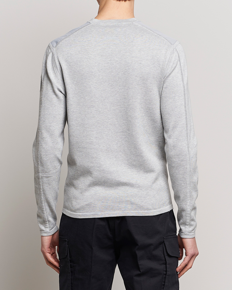 Uomini | Maglieria | Belstaff | Curve Cotton Crew Neck Old Silver Heather