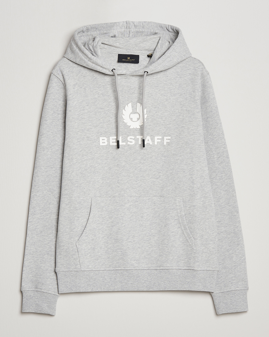 Uomini | Maglieria | Belstaff | Signature Hoodie Old Silver Heather