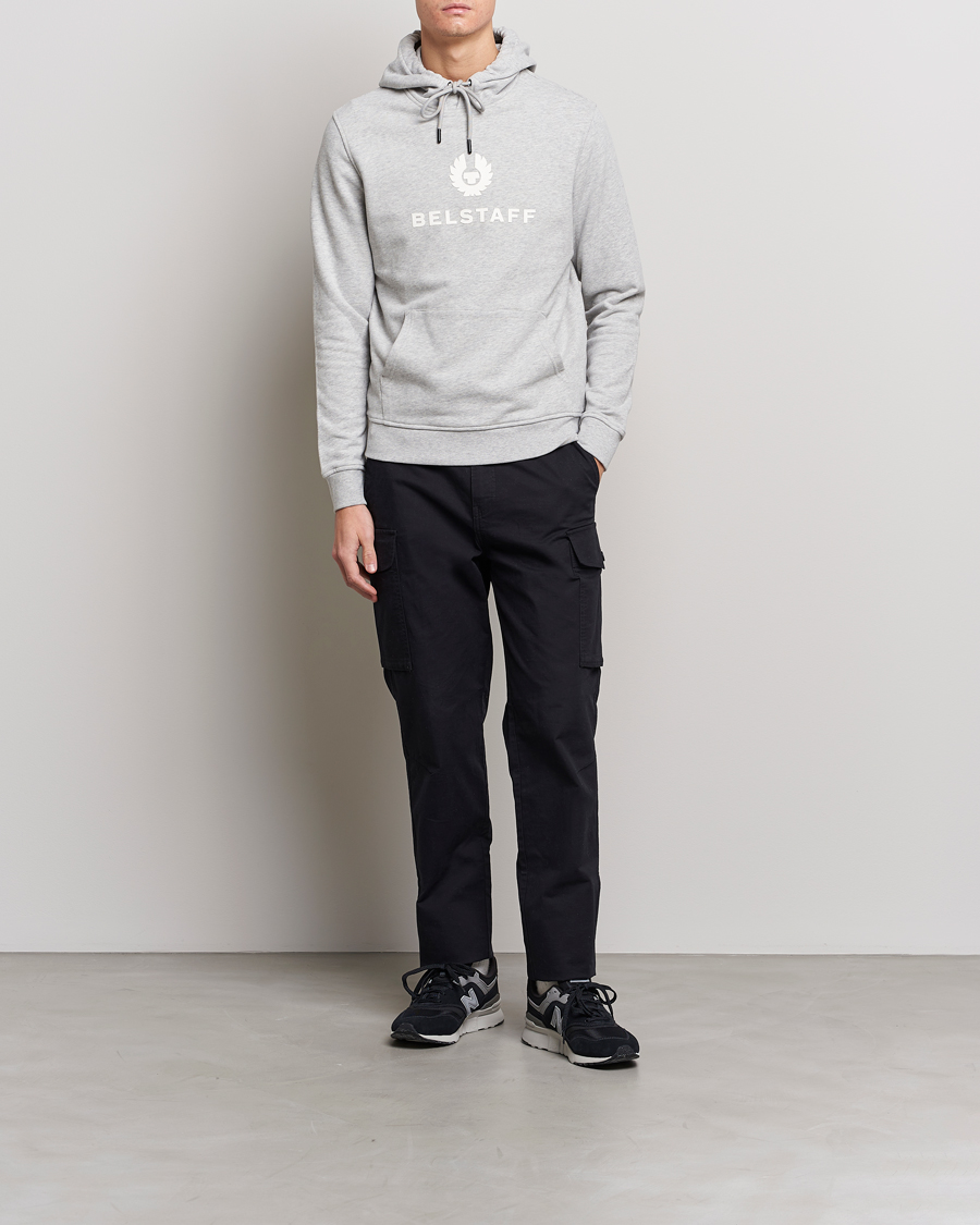 Uomini | Maglieria | Belstaff | Signature Hoodie Old Silver Heather