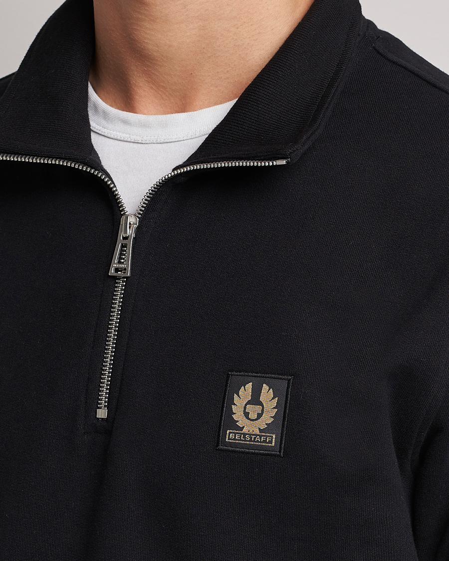 Uomini | Maglieria | Belstaff | Signature Half Zip Sweatshirt Black