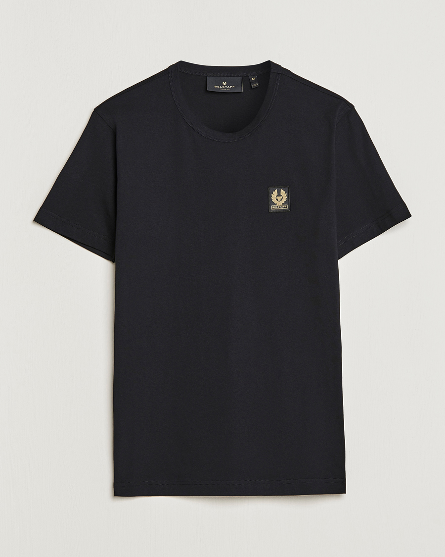 Uomini | T-shirt | Belstaff | Cotton Logo T-Shirt BLACK