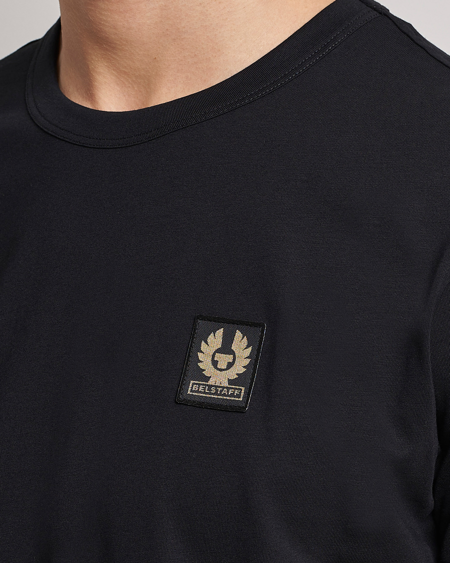 Uomini | T-shirt | Belstaff | Cotton Logo T-Shirt BLACK