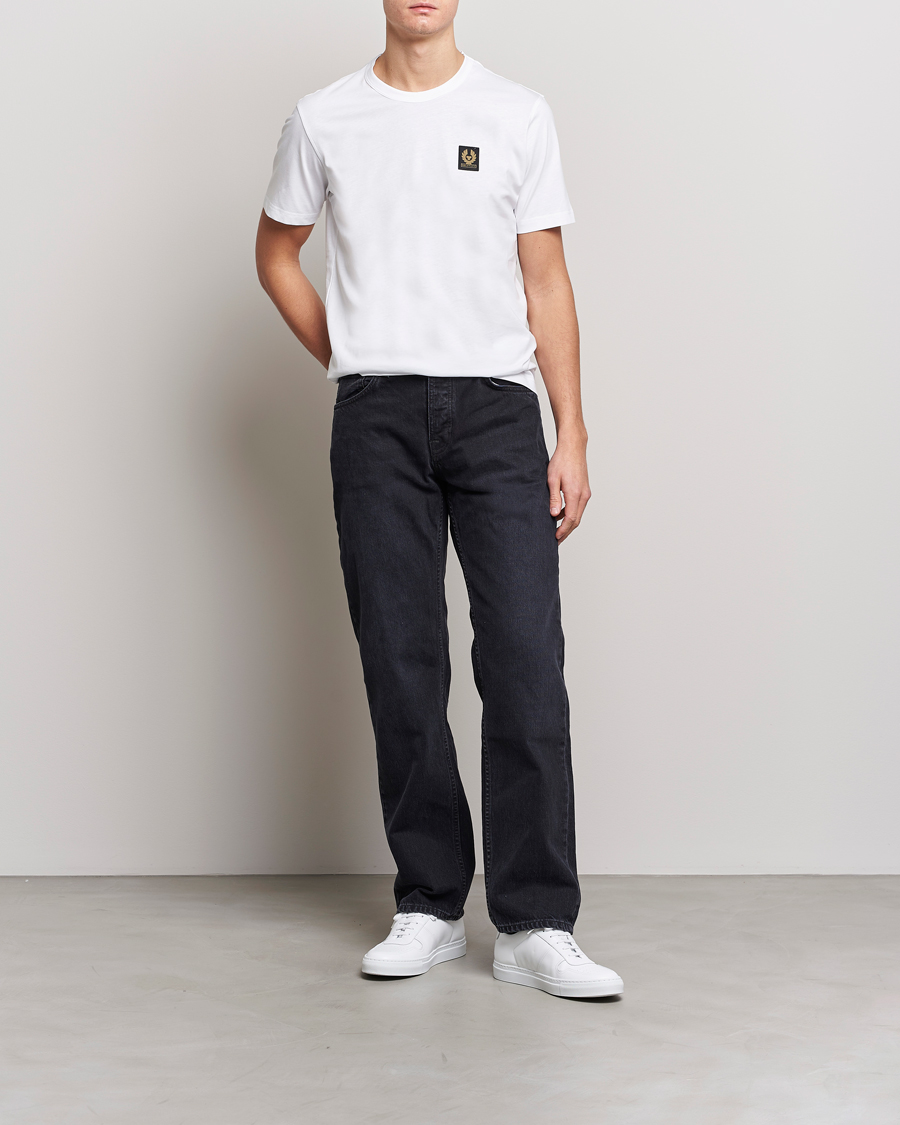 Uomini | T-shirt | Belstaff | Cotton Logo T-Shirt White