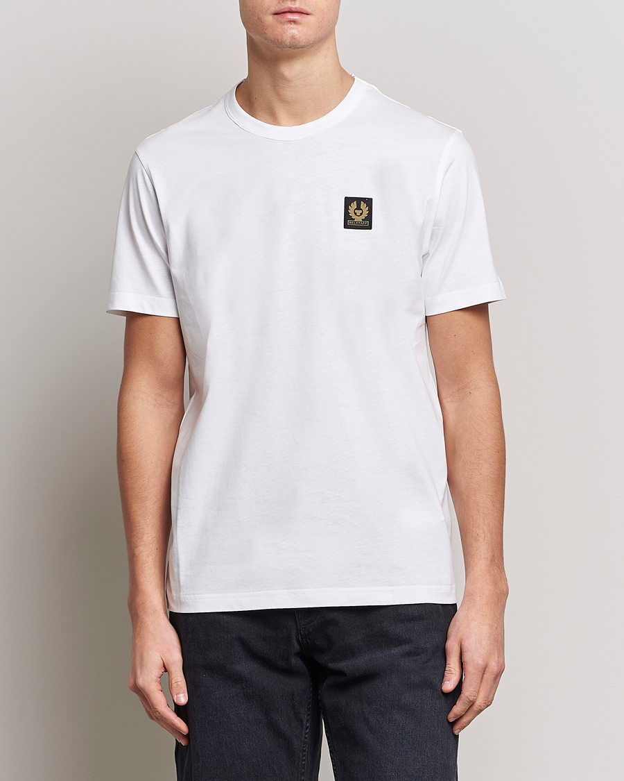 Uomini | T-shirt | Belstaff | Cotton Logo T-Shirt White