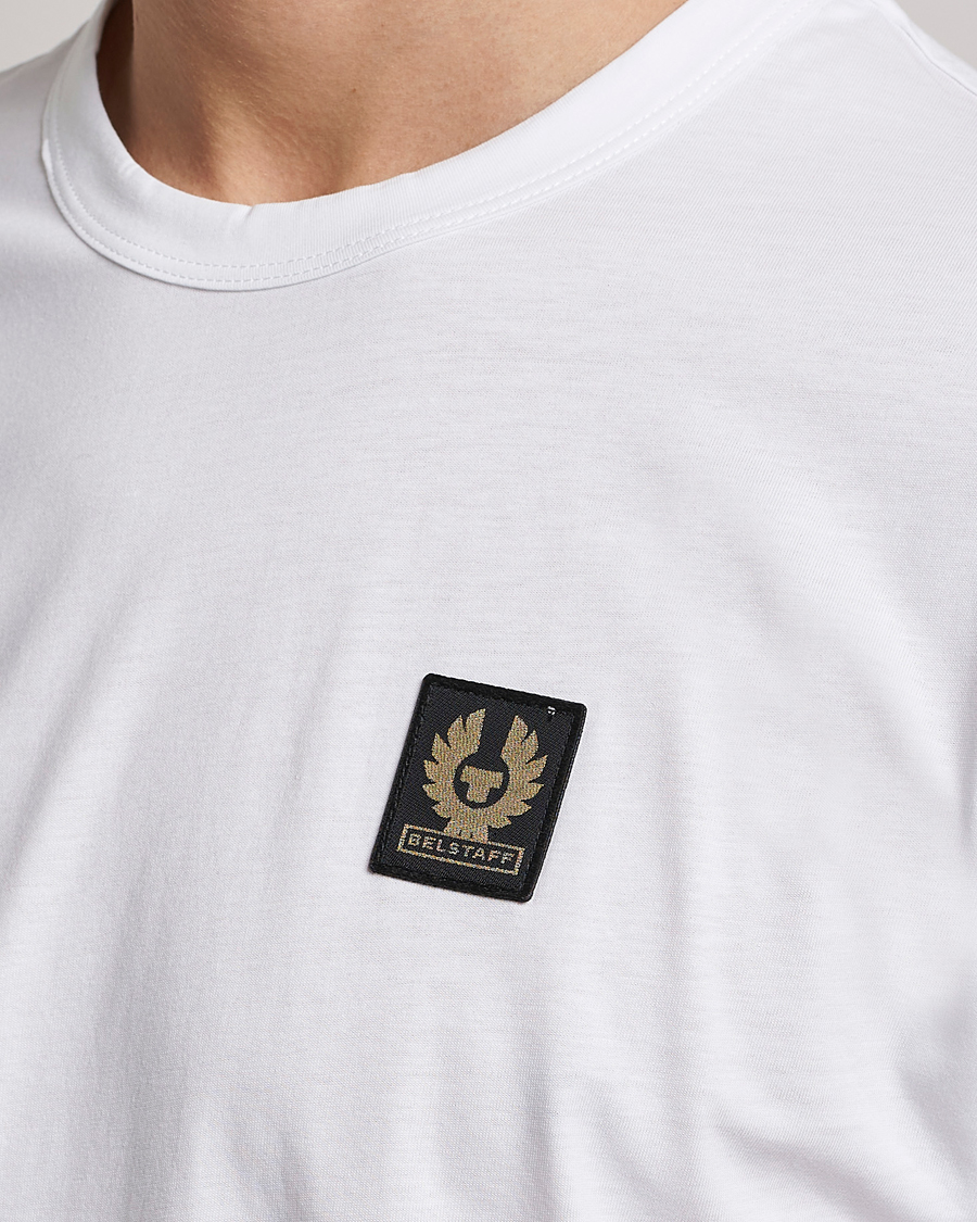 Uomini | T-shirt | Belstaff | Cotton Logo T-Shirt White