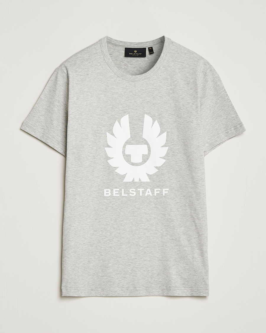 Uomini | T-shirt | Belstaff | Phoenix Logo T-Shirt Old Silver Heather