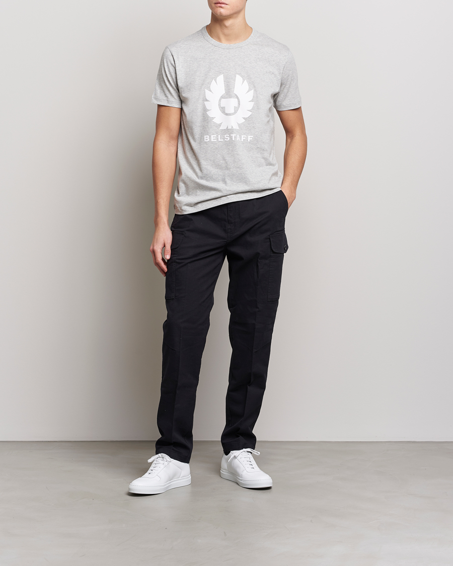 Uomini | T-shirt | Belstaff | Phoenix Logo T-Shirt Old Silver Heather