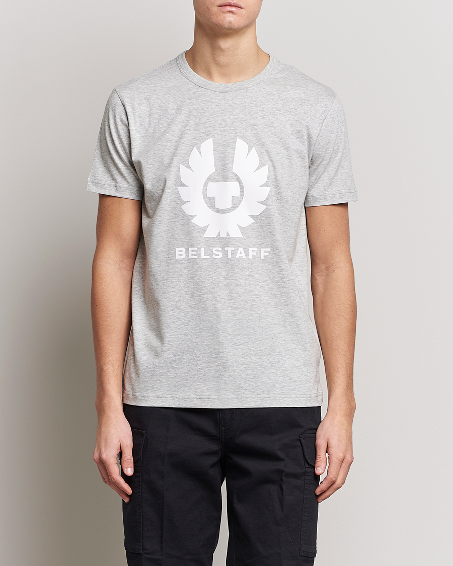 Uomini | T-shirt | Belstaff | Phoenix Logo T-Shirt Old Silver Heather