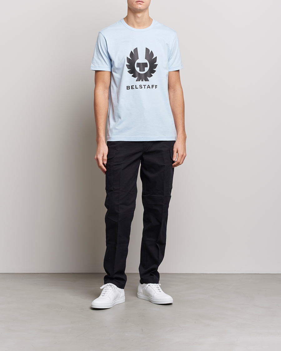 Uomini | T-shirt | Belstaff | Phoenix Logo T-Shirt Sky Blue