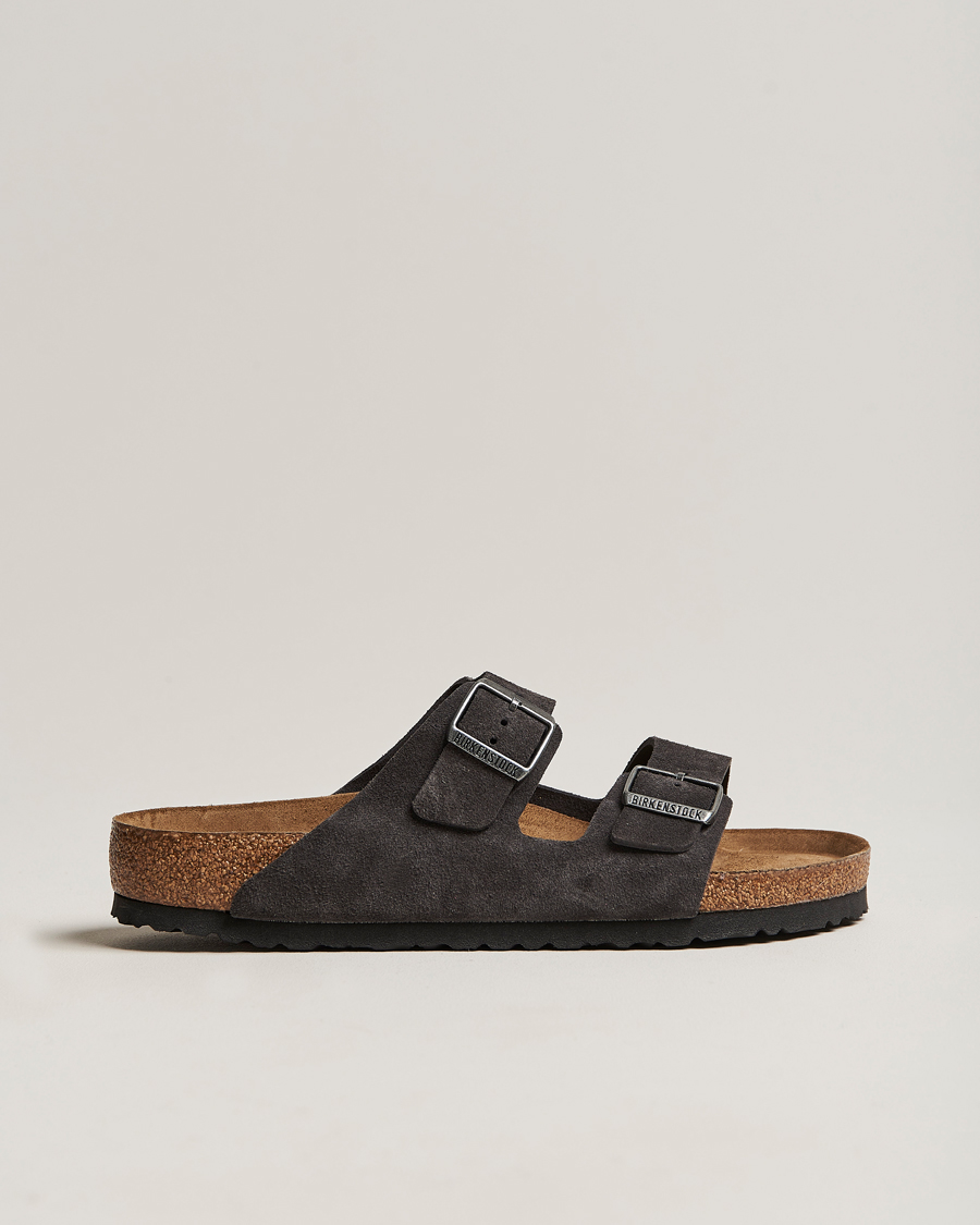 Uomini | BIRKENSTOCK Arizona Soft Footbed Velvet Grey Suede | BIRKENSTOCK | Arizona Soft Footbed Velvet Grey Suede