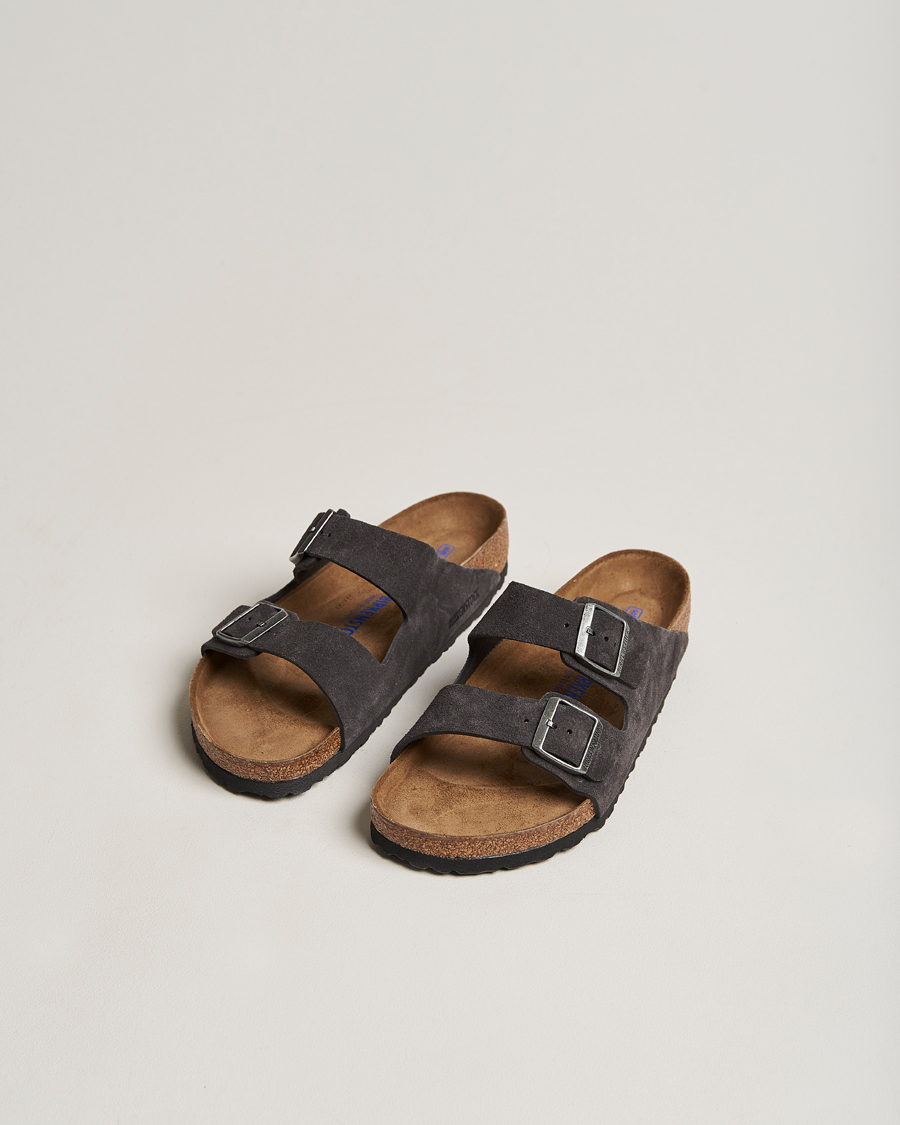 Uomini | BIRKENSTOCK Arizona Soft Footbed Velvet Grey Suede | BIRKENSTOCK | Arizona Soft Footbed Velvet Grey Suede