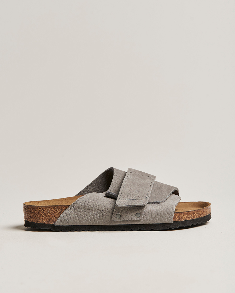 Uomini | BIRKENSTOCK Kyoto Nubuck Leather Whale Gray | BIRKENSTOCK | Kyoto Nubuck Leather Whale Gray