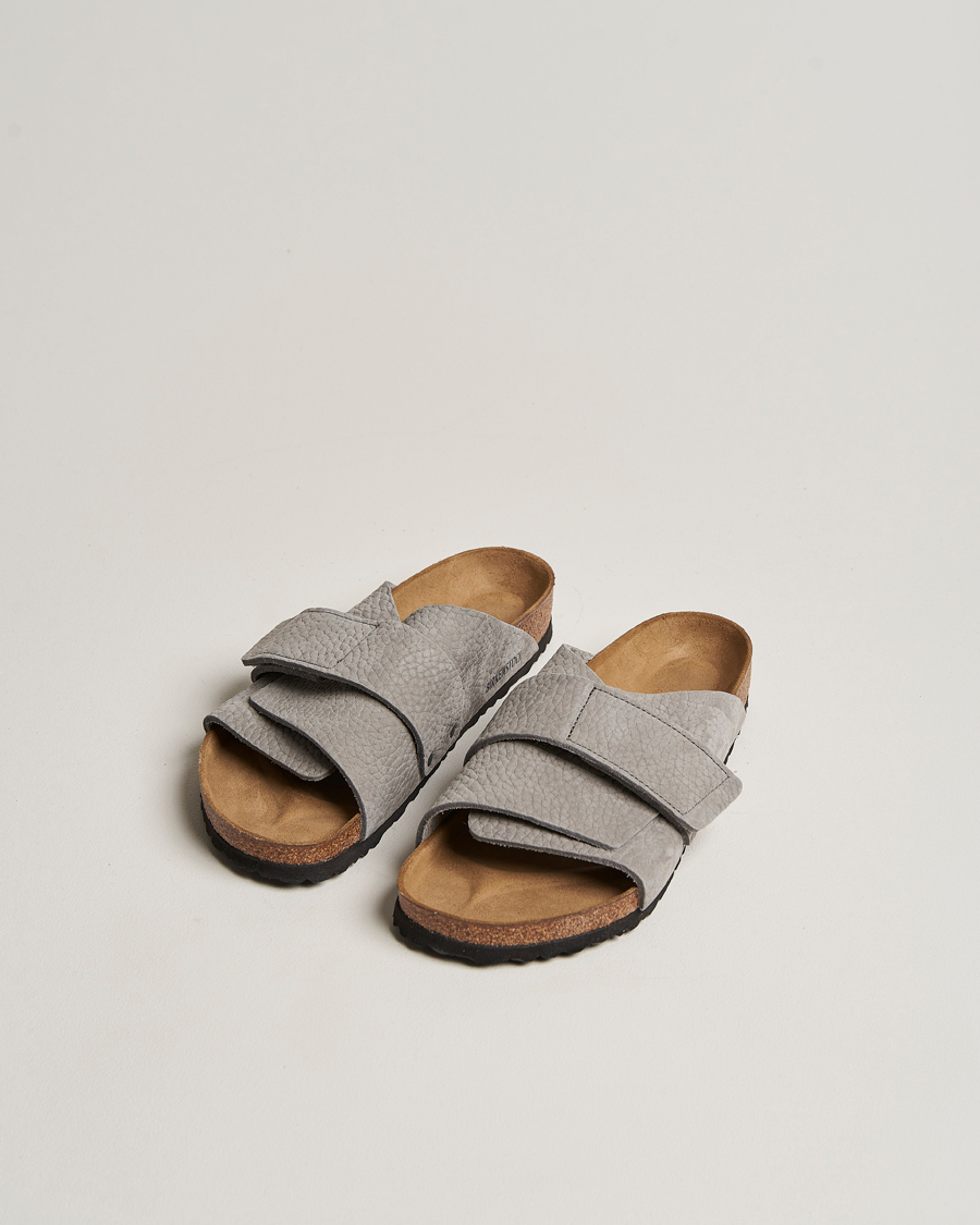 Uomini | BIRKENSTOCK Kyoto Nubuck Leather Whale Gray | BIRKENSTOCK | Kyoto Nubuck Leather Whale Gray