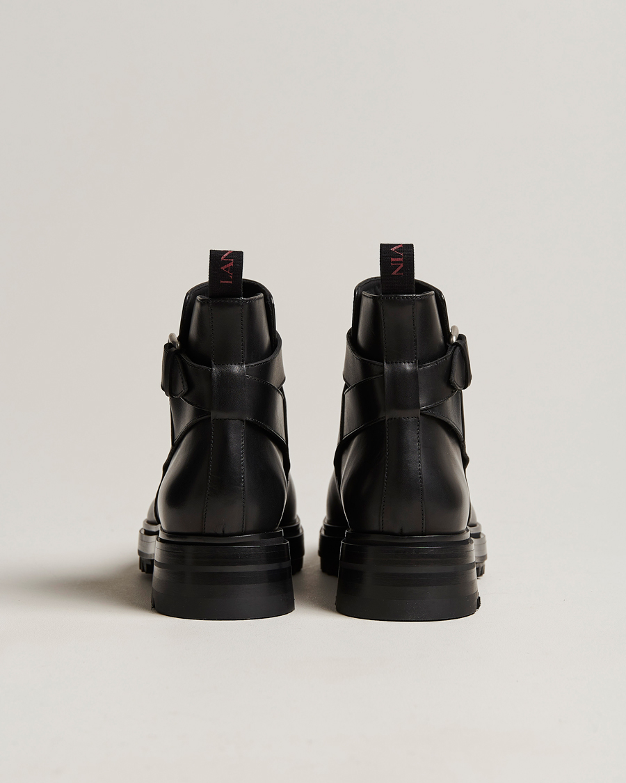 Uomini | Lanvin Ankle Boots Black Calf | Lanvin | Ankle Boots Black Calf