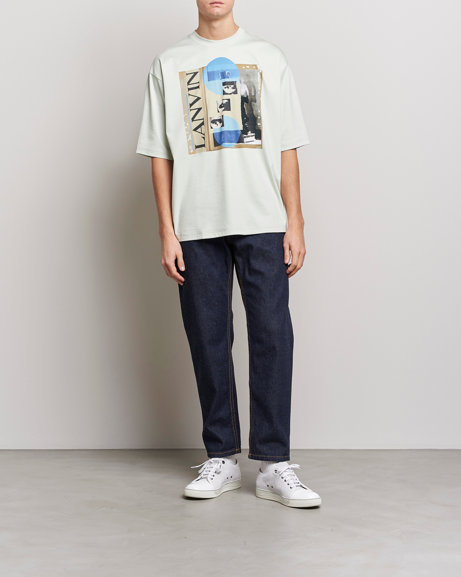 Uomini | T-shirt | Lanvin | Graphic Print T-Shirt Sage