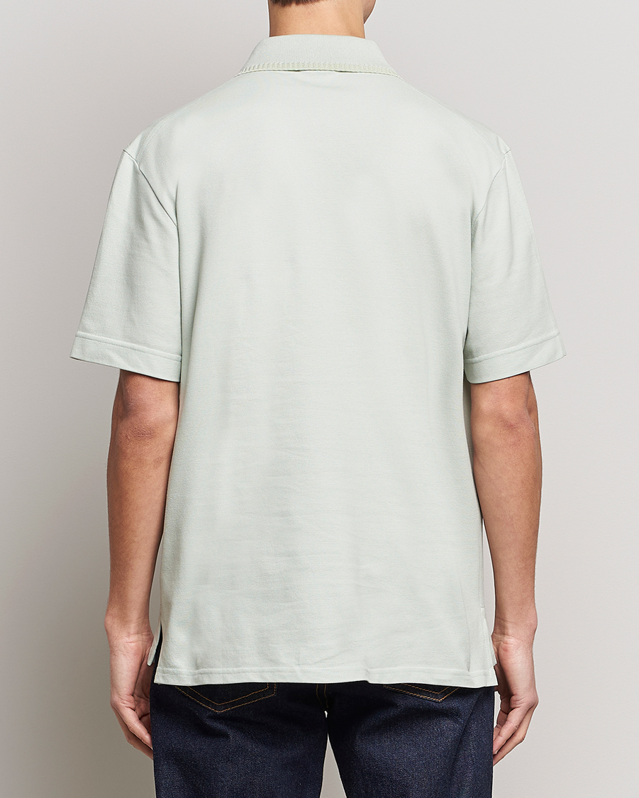 Uomini | Polo | Lanvin | Embroidered Logo Polo Shirt Sage