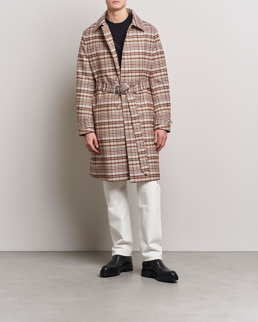Uomini | Giacche | Lanvin | Belted Coat Tan