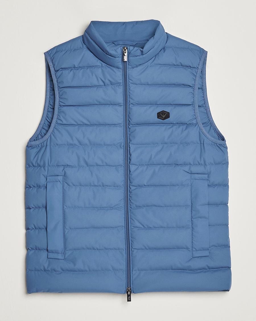 Uomini | Gilet | Emporio Armani | Light Vest Blue